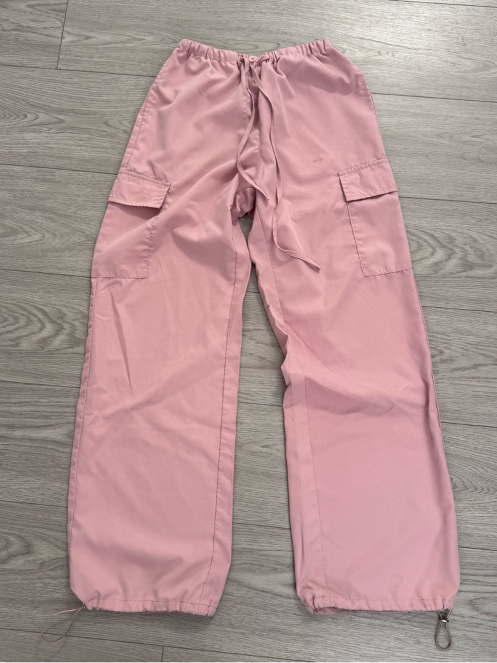 Pink Waist Baggy Pants